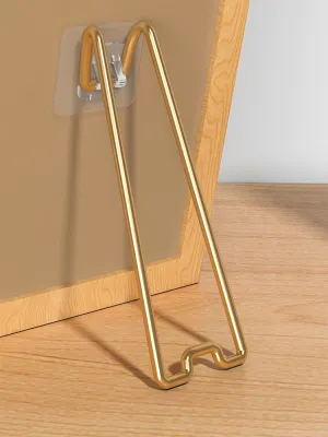 Ljxz|Desk Mounted No Nail Picture Frame Stand Bracket