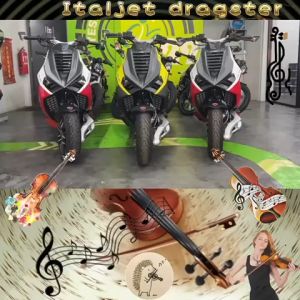 Dragster Italjet 125 Interchanged Model