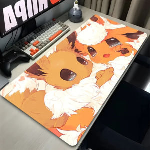 Bandai | Neon Line Art Eeveelutions Gaming Mouse Pad Chống Thấm Nước Chống Trượt Bàn Làm Việc Chất Liệu Cao Su Thiết Bị Chơi Game