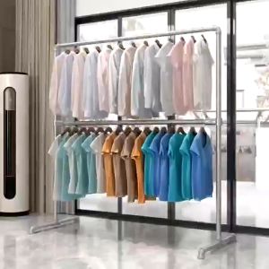 LG Jemuran Baju Tabung Baja 200CM Baru Jemuran Pakaian Jemuran Baju Stainless Stand Hanger Minimalis