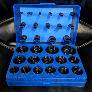 O-Ring Seal Rubber Kit MM Size | Karet Oring Set Ukuran Mili - NBR70 PG Biru Blue Box - High Quality NBR-70