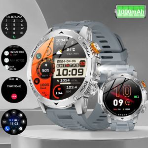 LIGE | Đồng Hồ Thông Minh LIGE 1000mAh Màn Hình Cảm Ứng Lớn 1.7 Inch Gọi Điện Không Dây Chống Nước IP68 100+ Chế Độ Thể Thao Dành Cho Nam Thiết Bị Theo Dõi Thể Dục Ngoài Trời