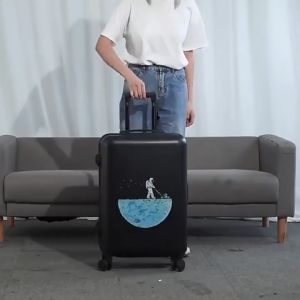 New Style Fashion Rolling Luggage Spinner 20 24 Inch High Capacity Suitcase Wheels Password Trolley