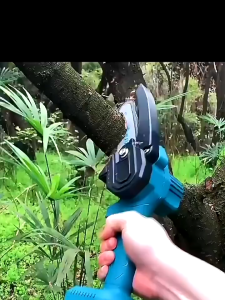 BOSCH READY STOCK Cordless Chainsaw 6 Inch Cutting Portable Chainsaw Chain Saw Tree Cutter Gergaji Elekt Handheld Saw 88