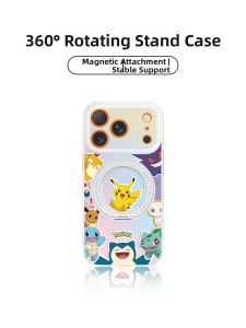 VORRYELL | Pikachu Compatible Multiple iPhones Magnetic Stand Case 360 Rotatable