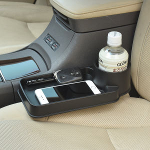 Car Seat Gap Storage Box Mobile Phone Placement Box Waterproof Anti-pressure Plastic Material Simple Style Car Organizer