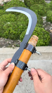 COD💥[ไม่เสียหาย 10 ปี]💥 เคียวเหล็กแมงกานีส | มีดกล้วย เก็บผลไม้พื้นที่สูง | เหล็กแมงกานีส หนา คม สด | ลดเสี่ยงอันตราย