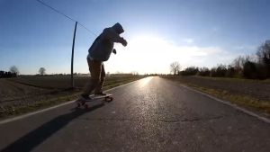 Longboard  ลองบอร์ด107 cm ประกอบพร้อมเล่น ลองบอร์ดล้อใหญ่ ลองบอร์ดควบคุมง่าย สเก็ตบอร์ดผู้ใหญ่ ลองบอร์ด สเก็ตบอร์ด Skateboard  แถมถุงใส่ลองบอร์ด ประแจ