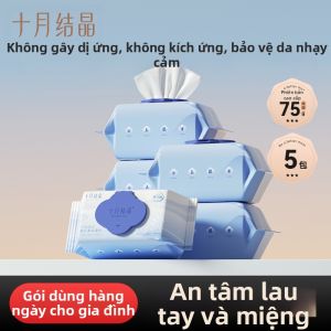 SHI YUE JIE JING | Khăn Ướt Dày Đặc Biệt Cho Tay Và Miệng Trẻ Sơ Sinh