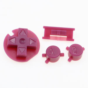 1set 16 colors Buttons For GBC Game Console Replacement A B Cross Power On Off Button Kit DIY Color
