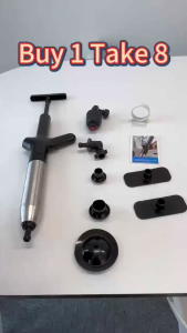 High Pressure Toilet Plunger Drain Unblocker Powerful Manual Pneumatic Dredge Equipment