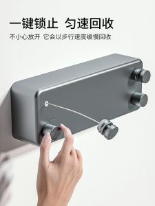 Invisible Expandable Clothesline No Punching Required Bathroom Indoor Outdoor Steel Wire Rope Clothes Drying Rack