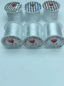 Tali Benang Karet Elastis 35 Meter 08mm: Bahan Membuat Gelang & Kalung