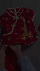 Setelan Cina Motif Monas Rok Rempel Balon Free Tas Ready Usia Anak 0 Bulan-7 Tahun Terbaru