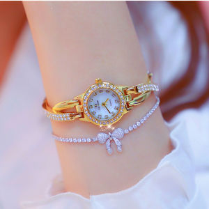 Fashionable Luxury Elegant Women's Watch Set with Diamonds Women's Jewelry Waterproof Watch Clock V60