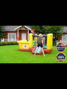 Play Center Waterpark Children Toy Slide Playground Swimming Pool Air Kolam Renang Gelongsor Mainan Budak 72015