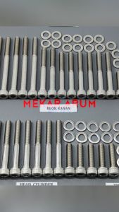 Baut Set Mesin Crankcase Yamaha Jupiter MX 135 NEW THN 2011-2014 L Stainless Steel