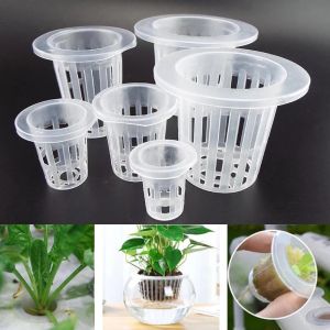 Hydroponic Colonization Mesh Pot Net Cup Basket Hydroponic Aeroponic Planting Grow Clone Nursery Plant Soilless
