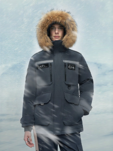 BOSIDENG | Warm Down Jacket with Big Fur Collar