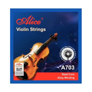 Alice Violin Strings A703 Steel Nylon Core Alloy Winding E/A/D/G Universal Violin Accessories
