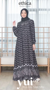 YUI 09 DRESS MUSIM ETHICA PREMIUM TERBARU KEKINIAN COCOK UNTUK OUTFIT KONDANGAN DAILY & KULIAH