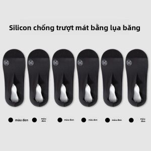 Tất MiiOW cho nam làm bằng lụa băng mỏng nhẹ kháng khuẩn tất thuyền chống trượt