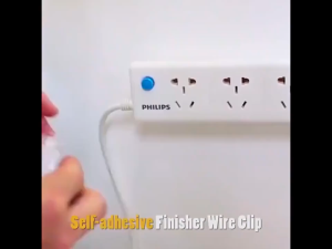 200Pcs/5 Pack Cable Clips Organizer Drop Wire Holder Cord Management Self-Adhesive Cable Manager