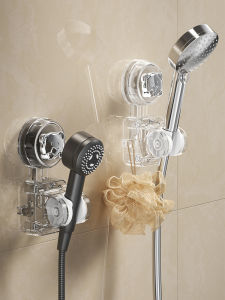 Adjustable Shower Head Holder Bathroom Tool No Drilling Needed Moving Shower Sprinkler Base for Home Use And Childrens Shower