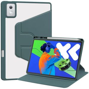 For Lenovo Xiaoxin Pad Pro 12.7 2025 Case tb375fc 360 Rotating Acrylic Stand Cover For Xiaoxin Pad Pro 12 7 2025 with Pen Holder