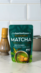 The Superfood Grocer Ceremonial Grade Uji Matcha Green Tea Powder 30g Premium Japanese Matcha for Latte Tea & Baking