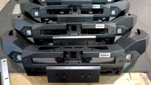 กันชนหน้า 3เขา Ford Ranger Next Gen [รุ่น FB-009 LWN4x4] การผ่านกันชนเหล็กดำ การใช้ OFF ROAD BULLBAR ฟอร์ด รุ่นเรนเจอร์