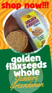 Greendahan Organic Whole Golden Flaxseeds 250g - Keto Friendly