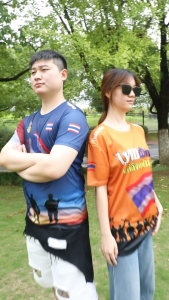 เสื้อโปโลผู้ชาย ไทยนี้รักสงบ คอลเลคชั่นใหม่ รักประเทศไทย ผ้าไมโครเรียบ นุ่นใส่สบาย ระบายอากาศได้ดี