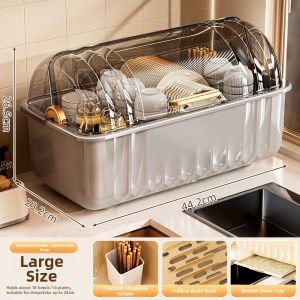 MEIZHUFU | High Capacity Drainage Kitchen Rack