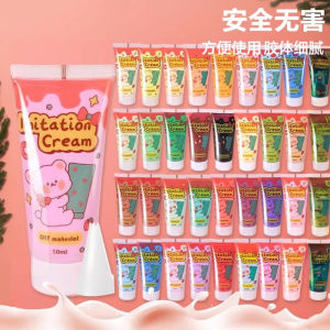 33 Colors Artificial Cream Glue DIY Material Package Handmade Epoxy Resin Jewelry Small Accessories Handmade Phone Case