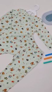 BABY HAI Tencel Rayya Series - Setelan Tencel Baju Pendek Celana Panjang