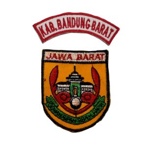 BED BADGE KWARDA JABAR JAWA BARAT/BED BADGE KWARCAB JAWA BARAT/ATRIBUT PRAMUKA JABAR