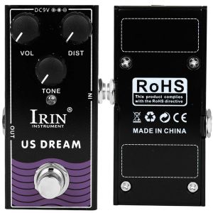 IRIN | IRIN RF-04 US Dream Distortion Electric Guitar Effect Pedals High-Gain Distortion Effect True Bypass Pedal Guitar Accessories