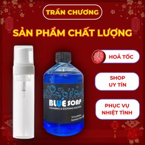 Blue soap - Nước rửa hình xăm tattoo cao cấp. Vệ sinh làm dịu nhẹ bớt ra nước mô. Chai 500ml thơm mùi bạc hà