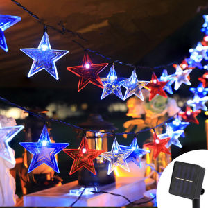 Đèn Dây Năng Lượng Mặt Trời Ngoài Trời 5M 20LED 8 Chế Độ Chống Nước Đèn Cổ Tích Cho Sân Hiên Trang Trí Giáng Sinh Ấm áp/Trắng