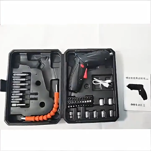 💥COD💥 ไขควงไฟฟ้า ชุดสว่านไร้สายมัลติฟังก์ชั่น ของแถมมากมาย ปรับมุมได้หลายมุม เจาะง่าย พกพาสะดวก ความเร็วอันแข็งแกร่ง electric screw driver