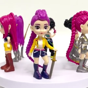 🎤✨ KPop Demon Hunters Action Figure Set 6Pcs | 💜 Rumi ❤️ Mira 💙 Zoey HUNTR/X Collectible PVC Figures | 🎁 Blind Box Anime Model Toy | 🏠 Desk Car Room Decoration | 🎂 Birthday Gift | ⭐ Limited Collection | 📦 Ready Stock Malaysia 🇲🇾