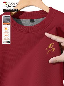 TUCANO | Winter Red Warm Hoodie Male Horse Year Auspicious