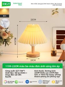 DGY | Đèn Bàn Phong Cách Vintage Nordic Nếp Nhăn