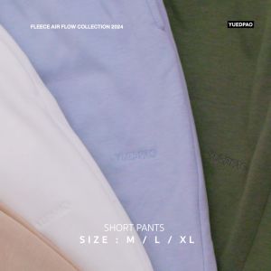 Yuedpao Fleece Air Flow Collection Sweat Shorts กางเกงสีพื้น กางเกงขาสั้น ยืดเปล่า 6 สี