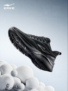 Erke | Breathable Soft Bottom Shock Absorbing Mens Running Shoes