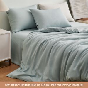 SIBAISE | Bộ Sưu Tập 4 Món Vải Lyocell Siêu Mịn Đã Giặt 100 Cái