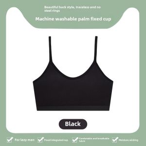Intimates Womens Thin Tube Top Vest Bra Breasts Contracting Beauty Back and Push up Push-up Student Sports Pure Cotton