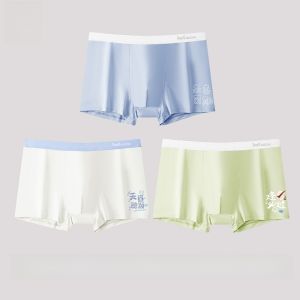 MiiOW | Quần lót nam Modal Ice Silk cho thanh thiếu niên Quần lót nam học sinh phát triển kháng khuẩn Quần lót nam mùa hè thường ngày