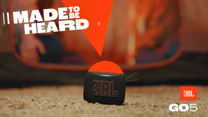 JBL GO 5 Portable Speaker IP67 Waterproof Ultra-Portable Bold Sound Small size Massive vibe Up to 10 hours playtime Wireless Bluetooth Speaker